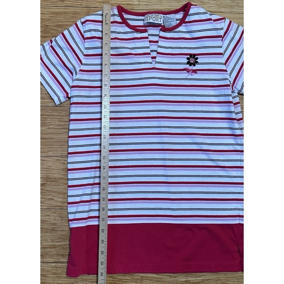 Jacklyn Smith Sport Vintage Short Sleeve Red Shirt Womens's Small - Picture 4 of 7